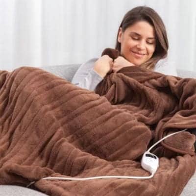 Electrically Heated Throw  gifts for 80-year-old man