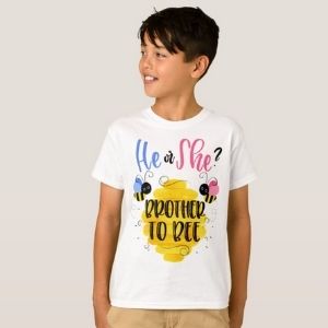 Brother To Bee Gender Reveal Shirt