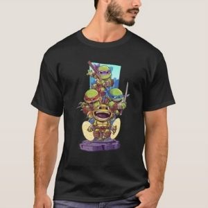 Turtle Ninja Cartoon Hero T-shirt